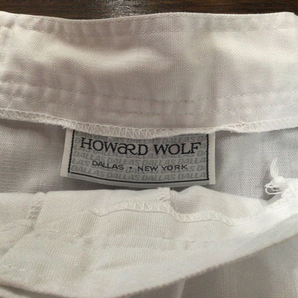 Vintage Howard Wolf wide leg gaucho pants with vest. Size S/26. - Picture 5 of 11